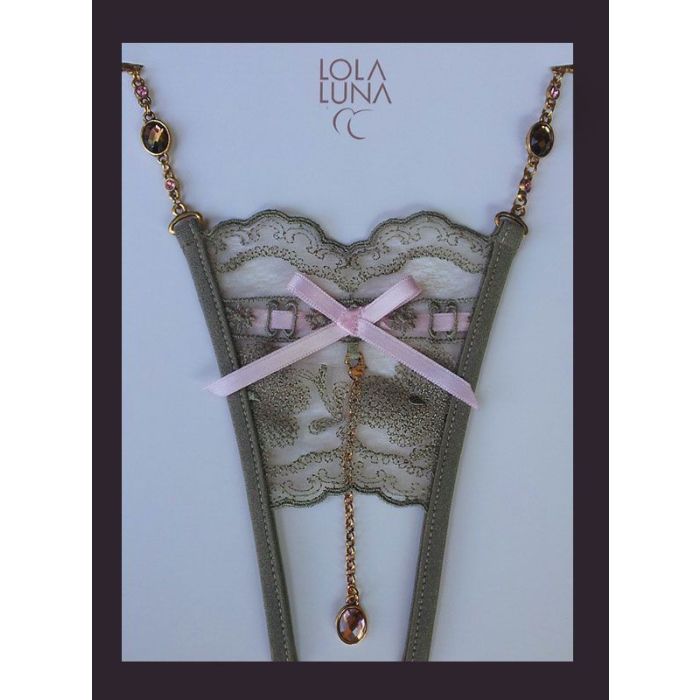 Ouvert-String KANZA OPEN taupe-rosé Lola Luna