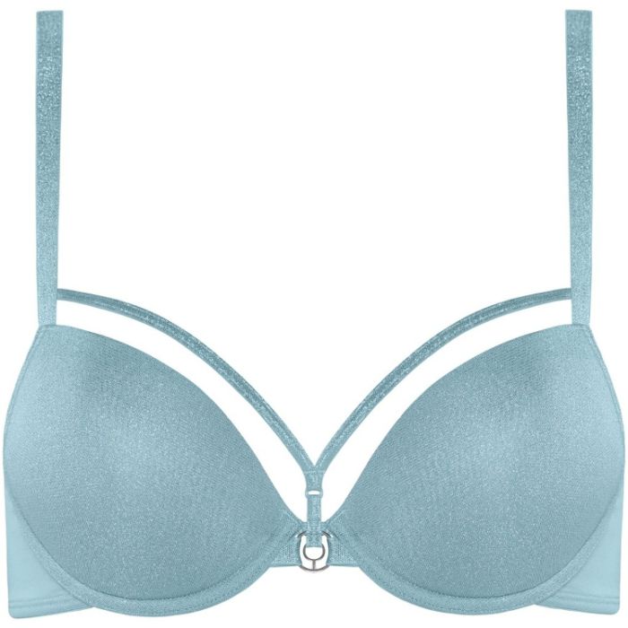 Push-Up BH SPACE ODYSSEY STYLE Shining Blue and Silver von Marlies Dekkers