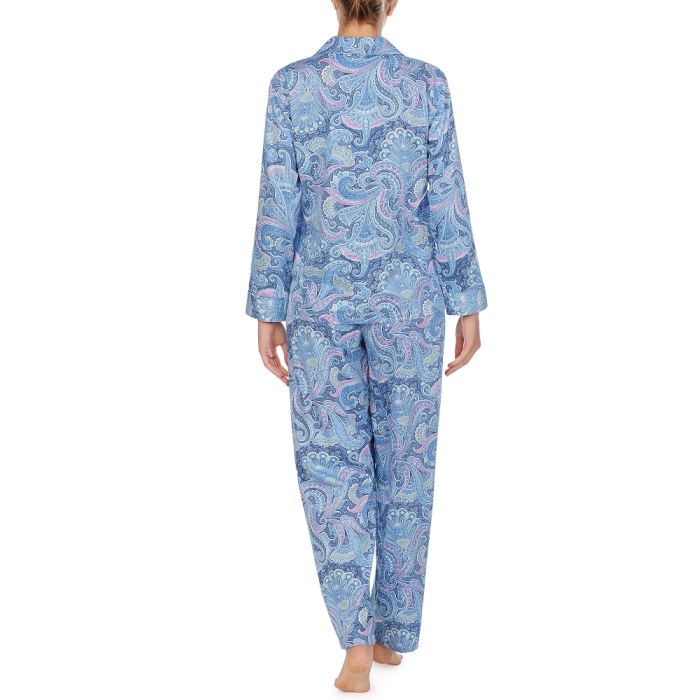 Eleganter Schlafanzug BLUE PAISLEY von Ralph Lauren Sleepwear