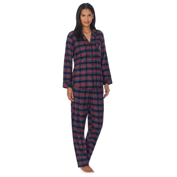 Warmer Schlafanzug FLANELL kariert von Ralph Lauren Sleepwear