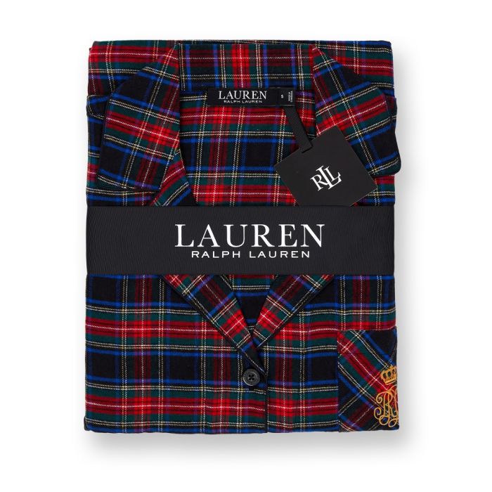 Warmer Schlafanzug FLANELL kariert von Ralph Lauren Sleepwear