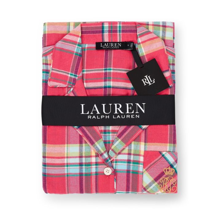 Warmer Schlafanzug FLANELL kariert von Ralph Lauren Sleepwear