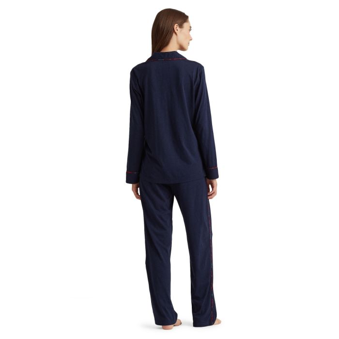 Jersey Pyjama NAVY CLASSIC dunkelblau von Ralph Lauren Sleepwear