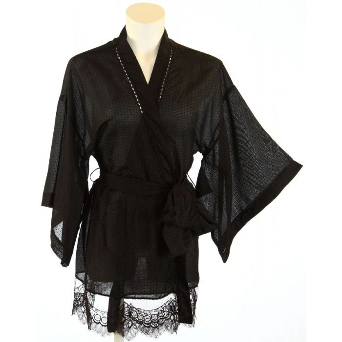Seidenbatist LOVE ME KIMONO von Shell Belle Couture
