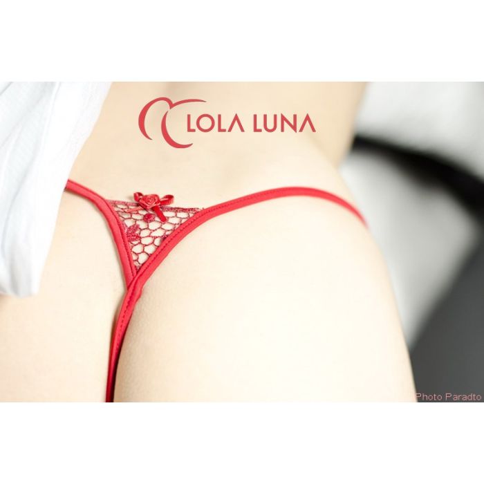 Lola Luna String ROXANNE MICRO rot