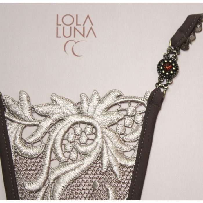 Neues Design SAHARA OPEN Ouvert- String sand-schoko Lola Luna