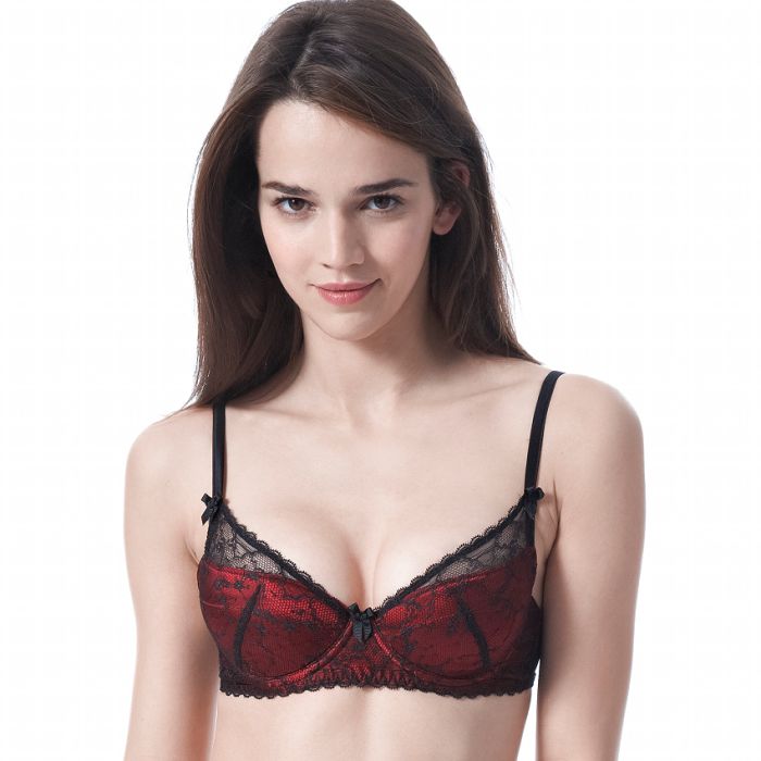 Schalen-BH ZOOM Seide mit Spitze von Mimi Holliday