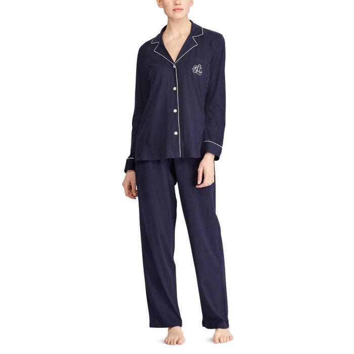 Eleganter Schlafanzug NAVY mit Modal von Ralph Lauren Sleepwear
