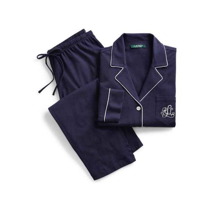Eleganter Schlafanzug NAVY mit Modal von Ralph Lauren Sleepwear