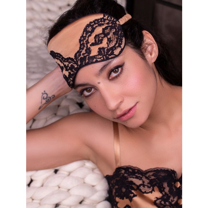 100% Seide Schlafmaske MARJOLIE No. 7 von Marjolaine