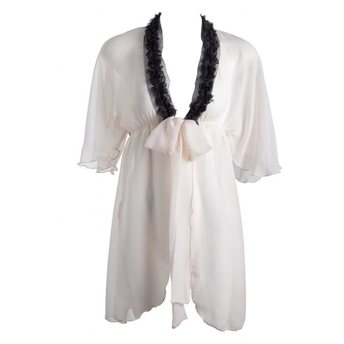 Kurze Robe aus Seiden- Chiffon PARISIENNE von Sally Jones