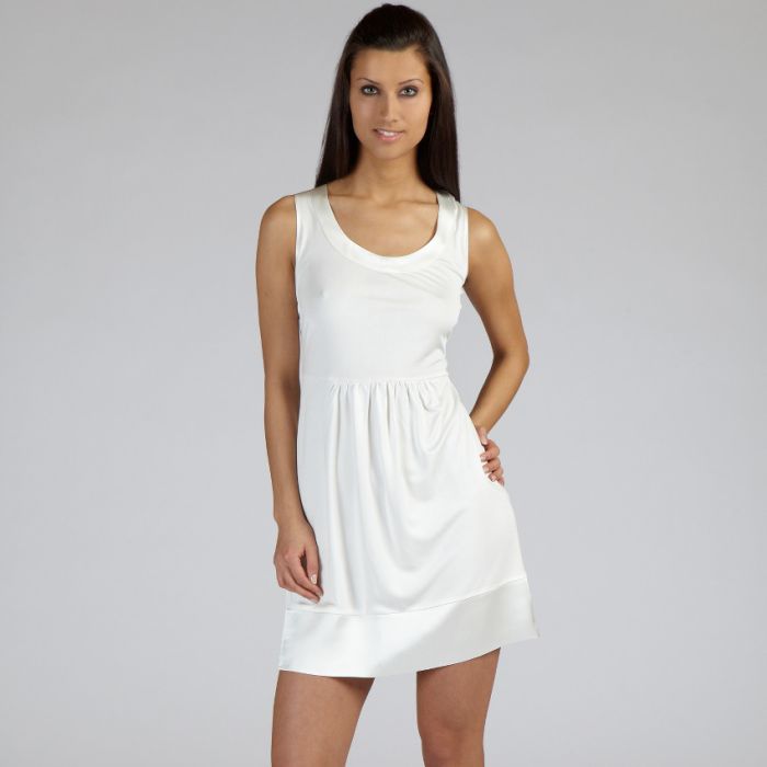 100% Seide Nachtkleid MOYENNE aus Seidenjersey von Gattina