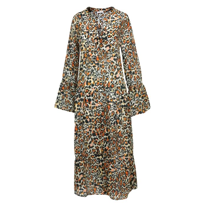 100% Seide Kleid lang LEONISSIMA von Eva B. Bitzer