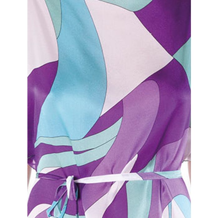 100% Seide Kimono MODERN PRINT von Luna di Seta