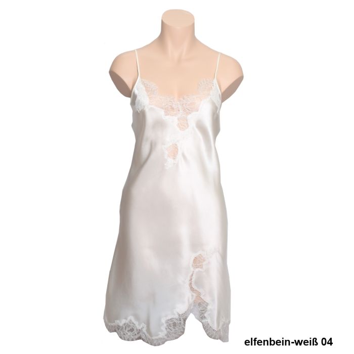 100% Seide Nachthemd JEWEL LACE von Luna di Seta