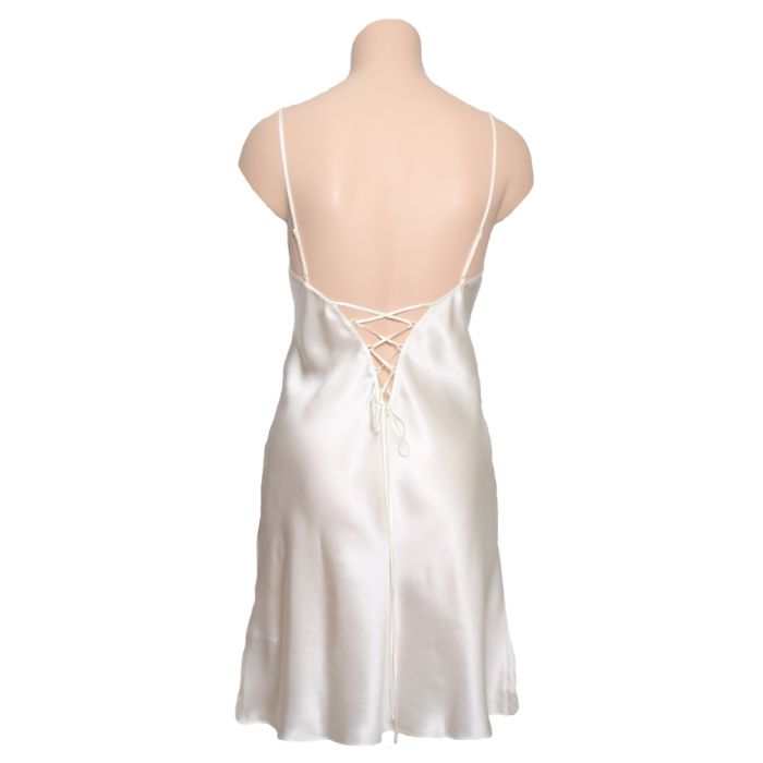 100% Seide Nachthemd JEWEL LACE von Luna di Seta