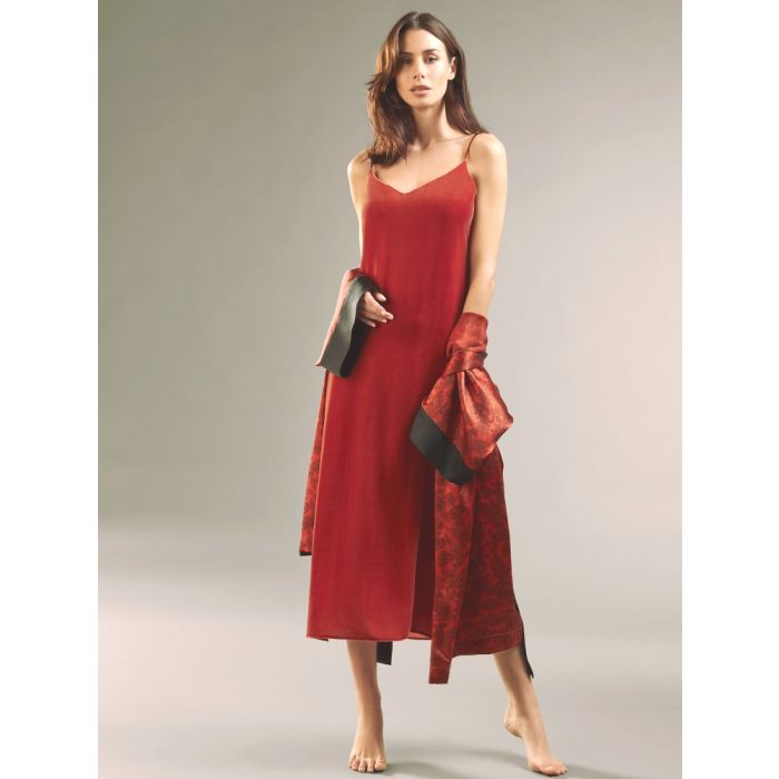100% Seide Nachtkleid DORINE von Vivis