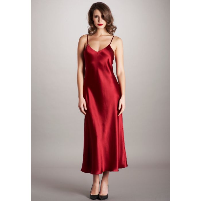 100% Seide Nachtkleid DORINE von Vivis