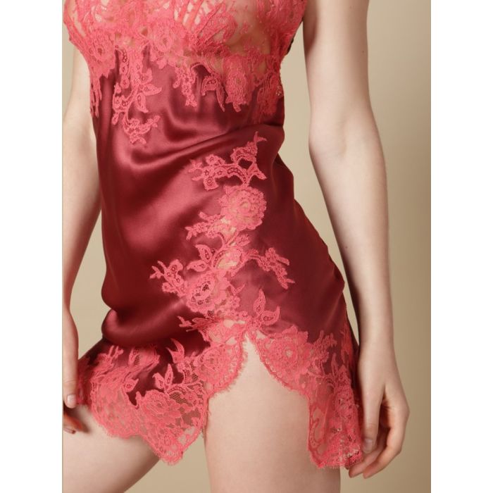 100% Seide Luxus Neglige GEMMA GOLD von Marjolaine