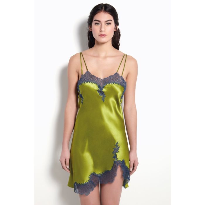 100% Seide Nachthemd POETIC LACE von Luna di Seta