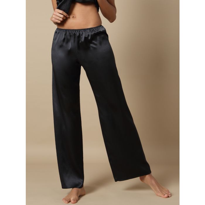 100% Seide PYJAMAHOSE Soie Unie von Marjolaine