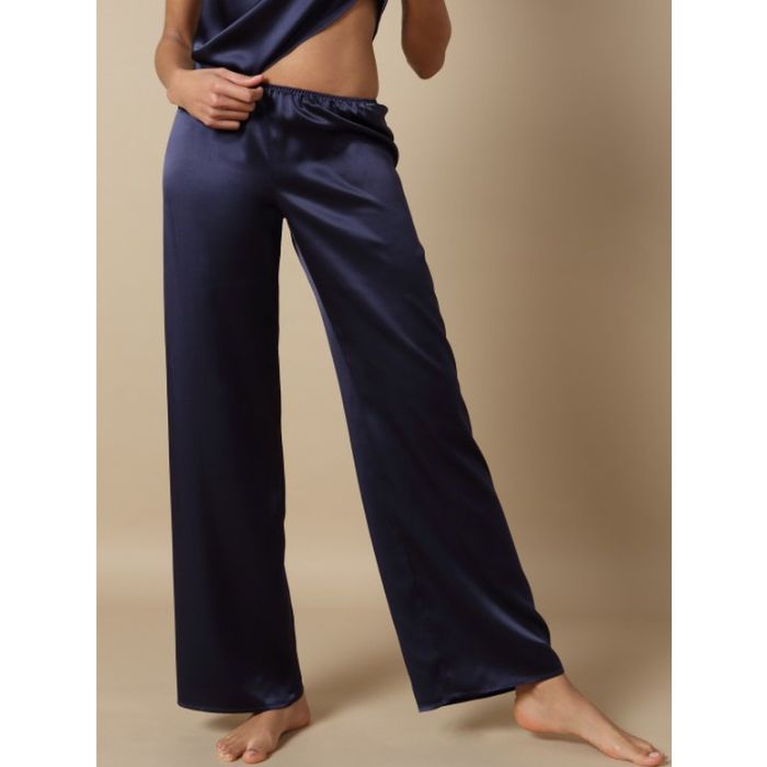 100% Seide PYJAMAHOSE Soie Unie von Marjolaine