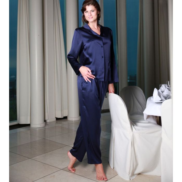 100% Seide Pyjama- Hose SEDUZIONE DI SETA von Gattina