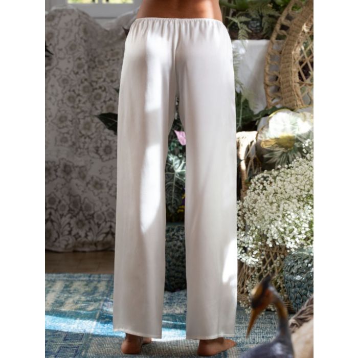 100% Seide PYJAMAHOSE Soie Unie von Marjolaine