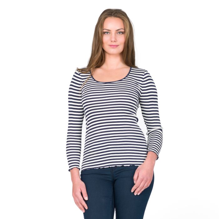 Seide-Baumwolle Langarm-Shirt ARONA von Gattina 