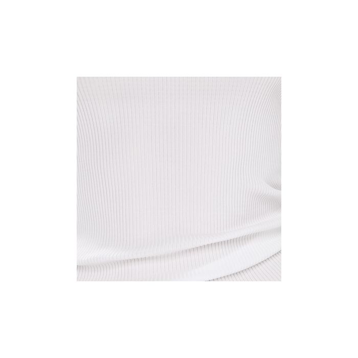 100% Seide T-SHIRT gerippt mit Spitze CURACAO von Gattina