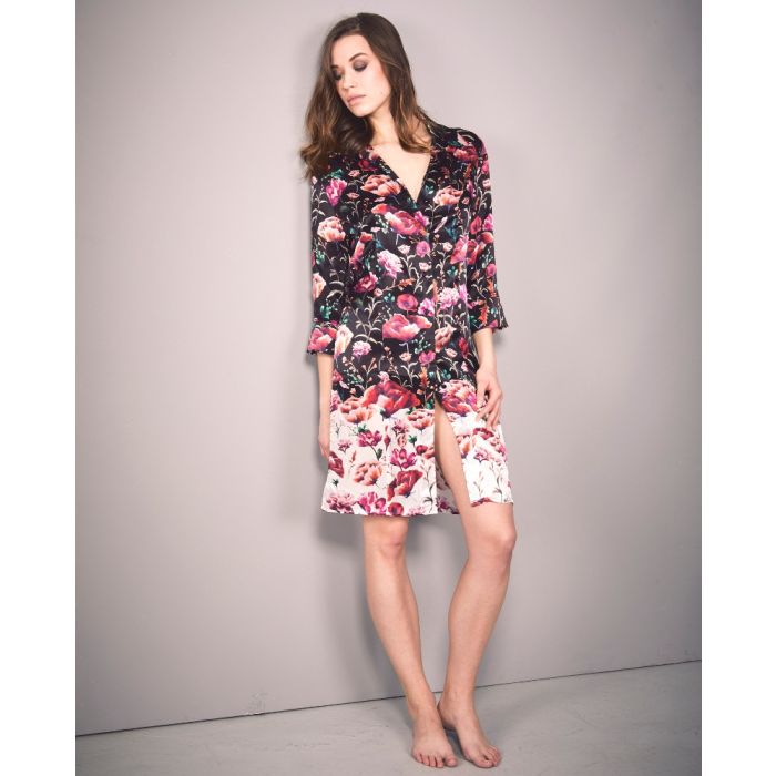 100% Seide Sleepshirt ROSES von Eva B. Bitzer