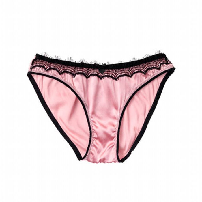 Seidenslip BISOU BISOU STRAWBERRY rosa Mimi Holliday