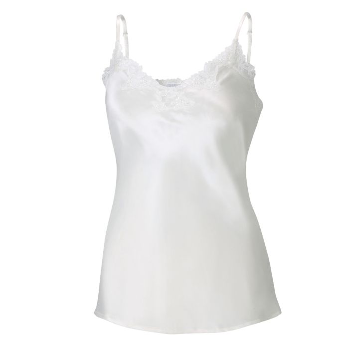 100% Seidentop SATIN + LACE kurz von Eva B. Bitzer