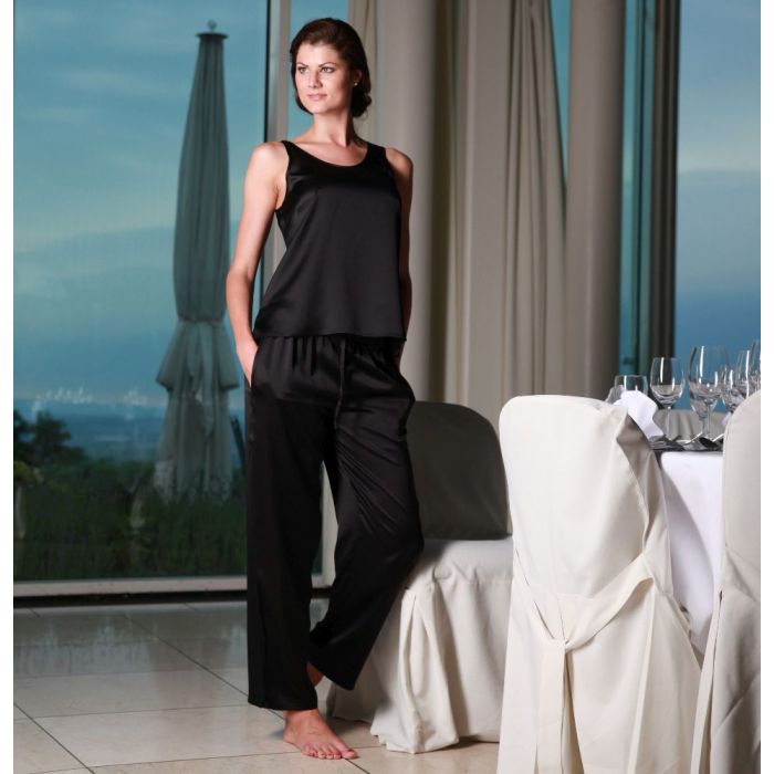 100% Seide Pyjama- Hose SEDUZIONE DI SETA von Gattina