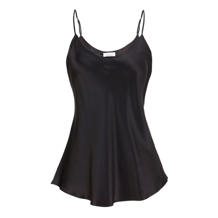 100% Seide Trägertop KLASSIK SATIN von Eva B. Bitzer