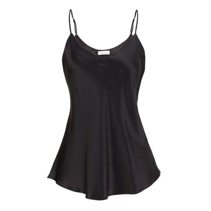 100% Seide Trägertop KLASSIK SATIN von Eva B. Bitzer