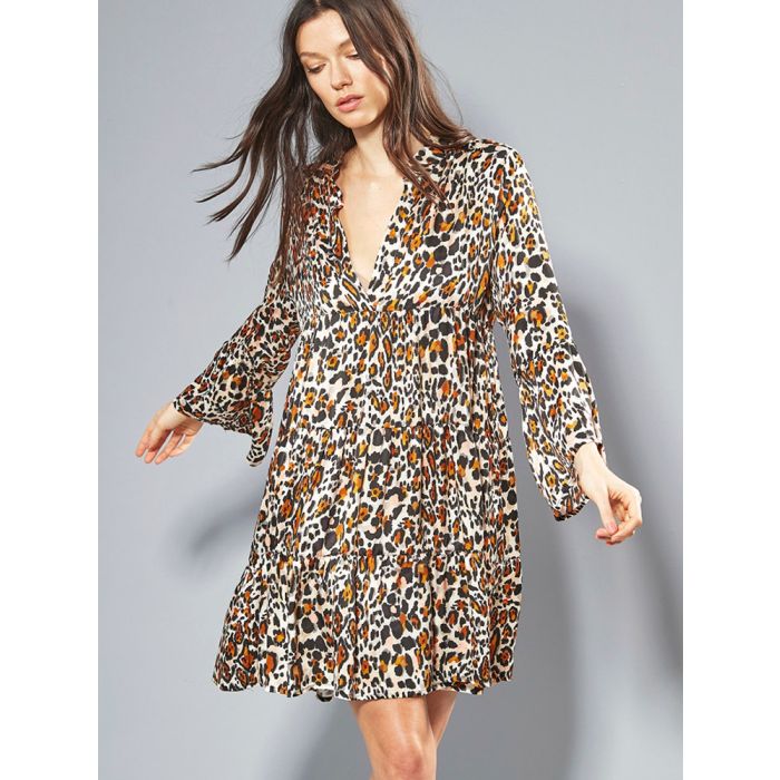 100% Seide Tunika Kleid LEONISSIMA von Eva B. Bitzer