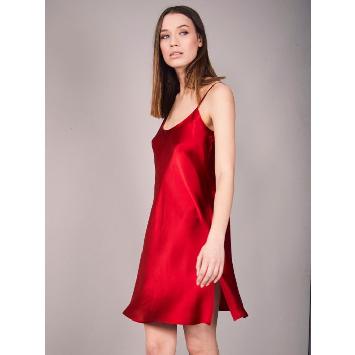 Unterkleid 100% Seide KLASSIK SATIN von Eva B. Bitzer