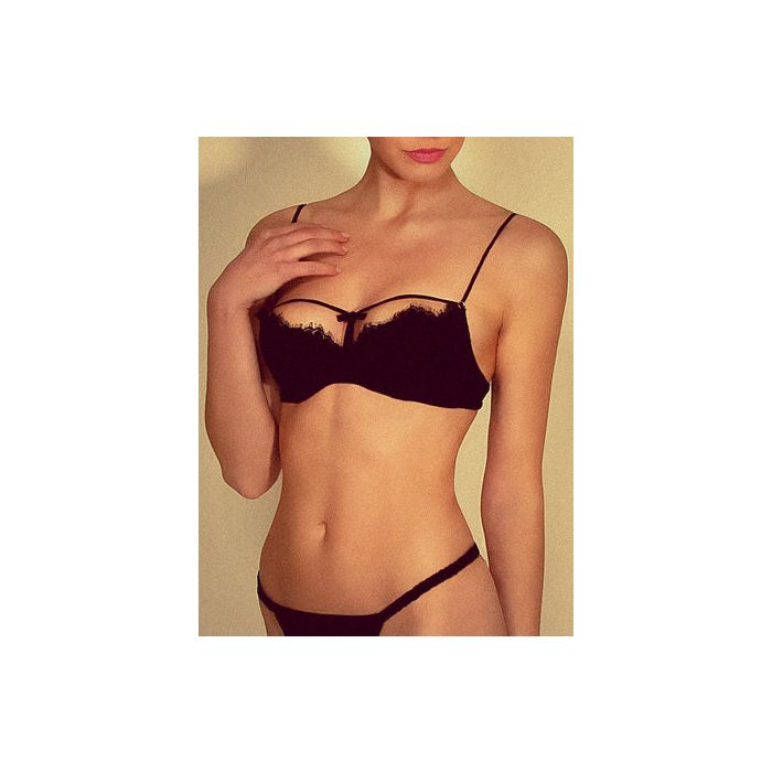 Seiden-BH TEASE BRA von Shell Belle Couture