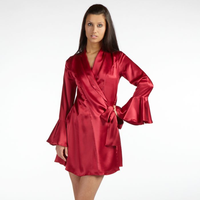 100% Seide Robe MASPALOMAS von Gattina