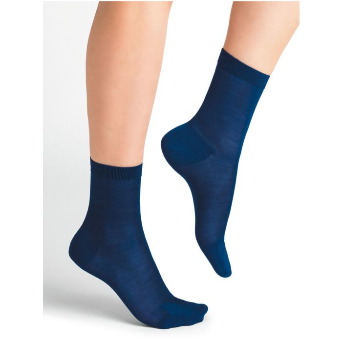 Damen Seidensocken glatt aus 100% Seide von Bleuforêt