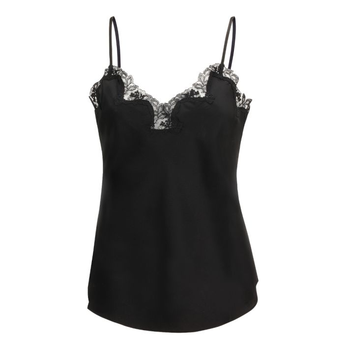 100% Seidentop SATIN + LACE kurz von Eva B. Bitzer