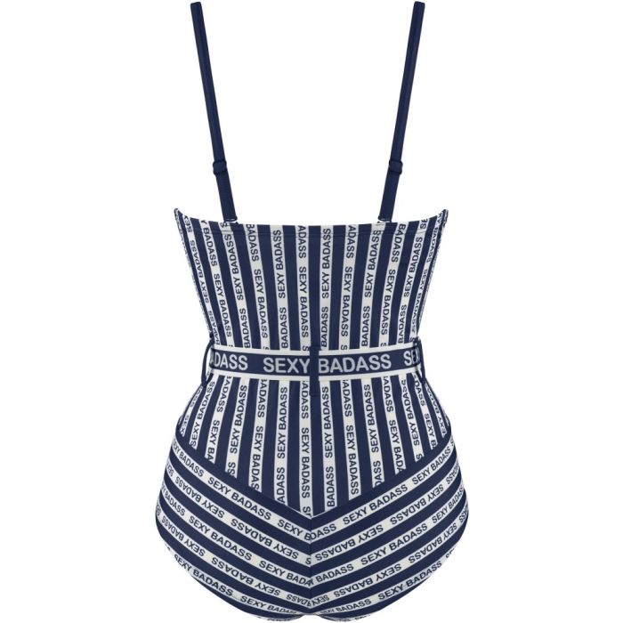 Badeanzug SEXY BADASS blau-weiss von Marlies Dekkers