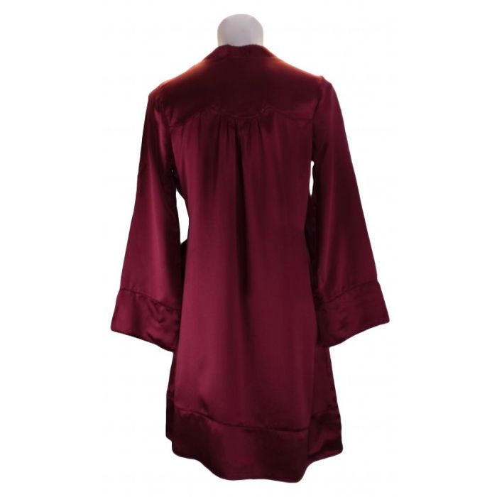 Kurze Seidenrobe SHELL WRAP ROBE von Shell Belle Couture