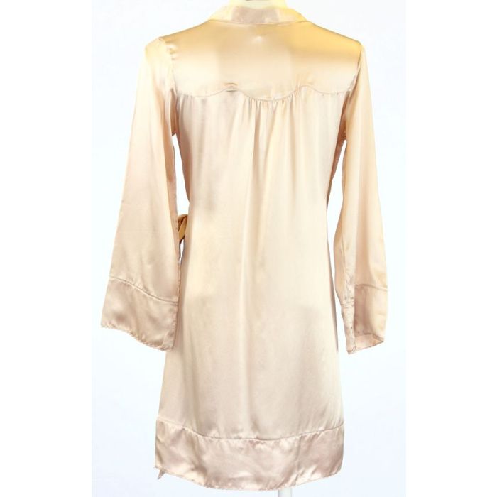 Kurze Seidenrobe SHELL WRAP ROBE von Shell Belle Couture