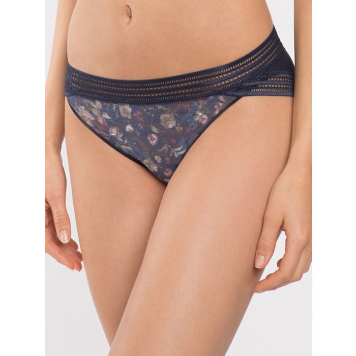 Tüll Slip MISS LEJABY EGLANTINE bleu von Maison Lejaby