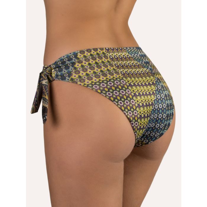 Push-Up Bikini METALLIC grün-bunt von Cotton Club Mare