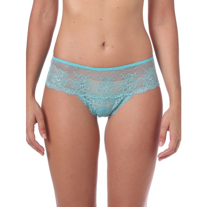 Spitzenslip COLETTE jade-grün aus Spitze von Imec