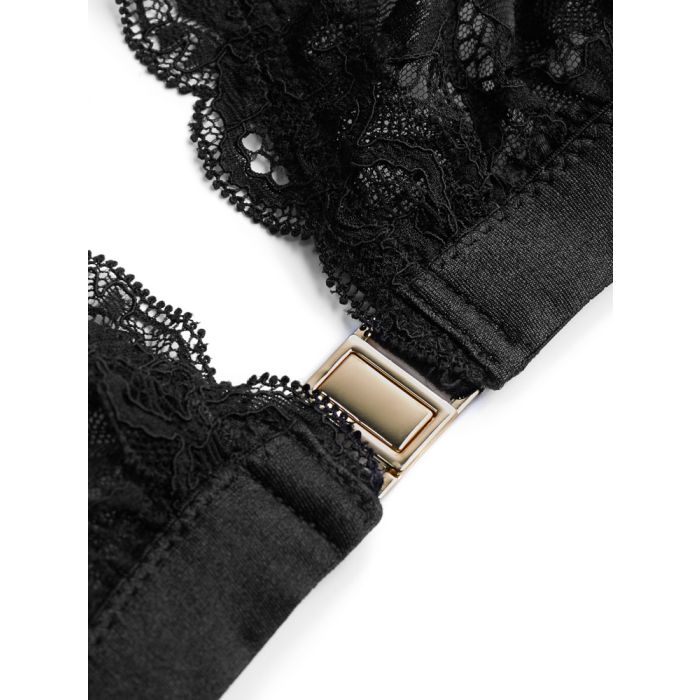 Spitze Triangel BH CLIP BRA CARMEN schwarz von Cadolle