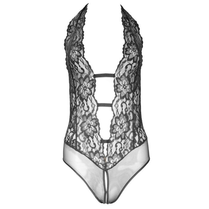 Spitze Ouvert Body SELMA schwarz von Escora
